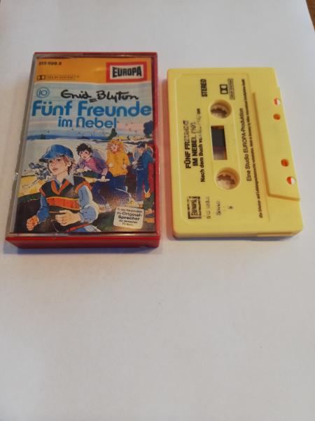 Fünf Freunde Folge 10 im Nebel Gelb 515640.8 Europa (Backcover beschädigt, Mc Seite 1 leicht verblasst)
